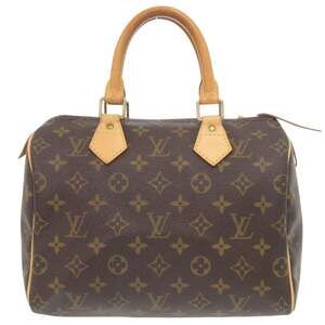 LOUIS VUITTON Brown Monogram Speedy 25 Bag